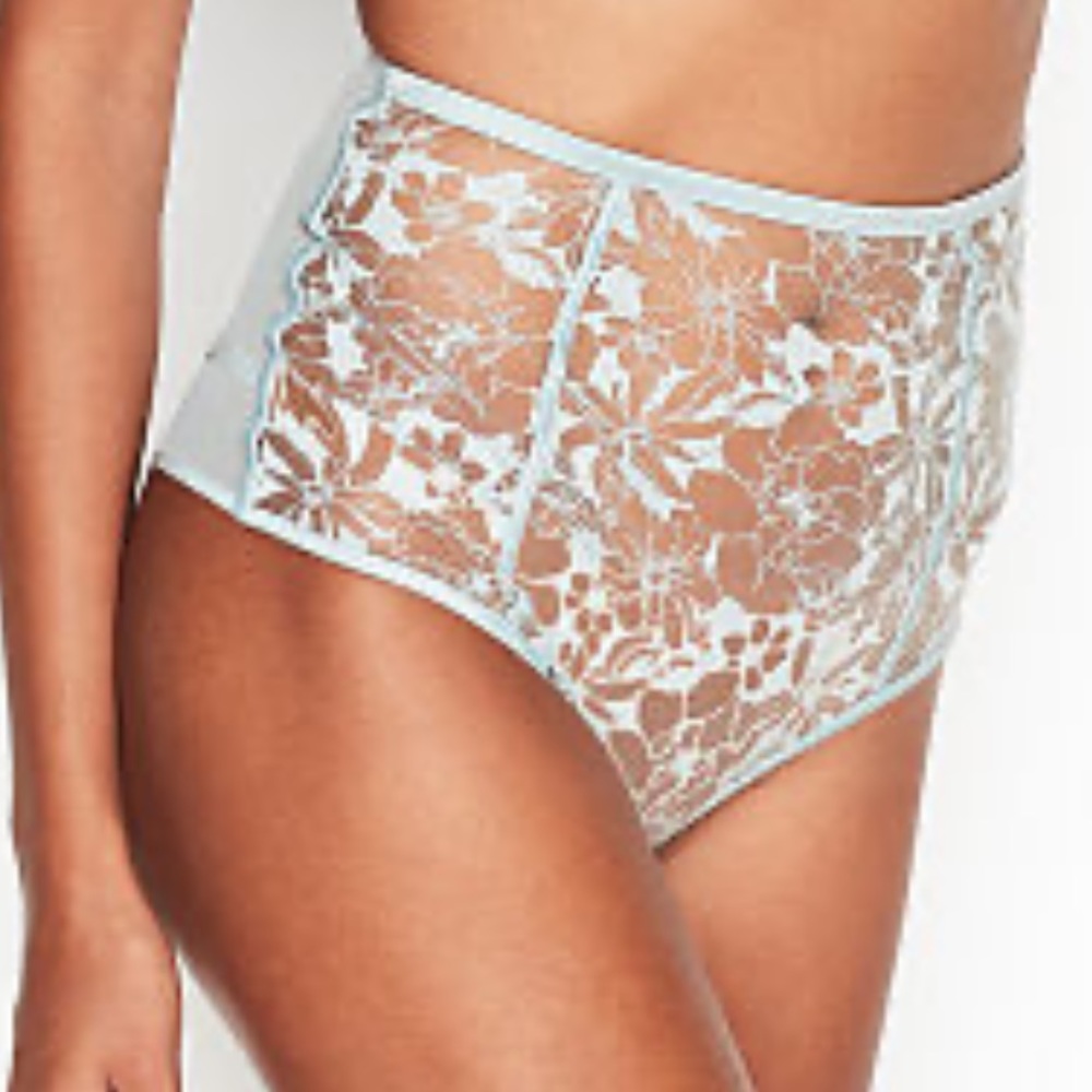 Victoria Secret Luxe Embroidery High Waist